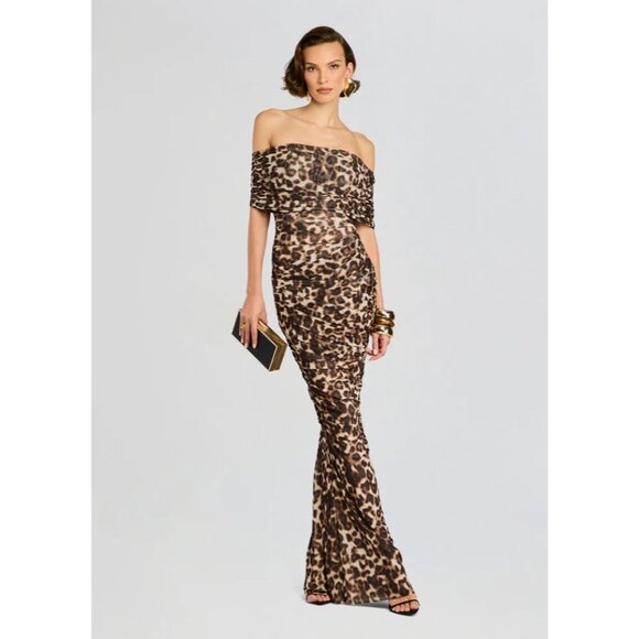 SER.O.YA Sasha Maxi Dress in Spotted Bengal Small New Womens Gown - Picture 10 of 16
